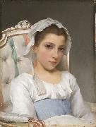 Portrait of a young girl Hugo Salmson